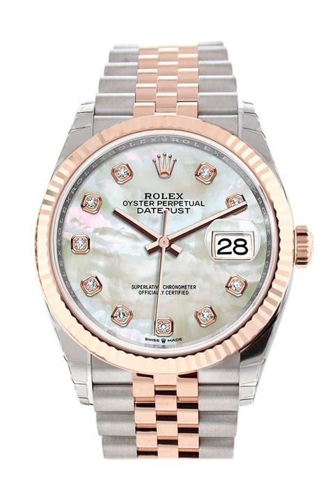 rolex datejust rose gold mother of pearl|rolex datejust 36mm 116234.